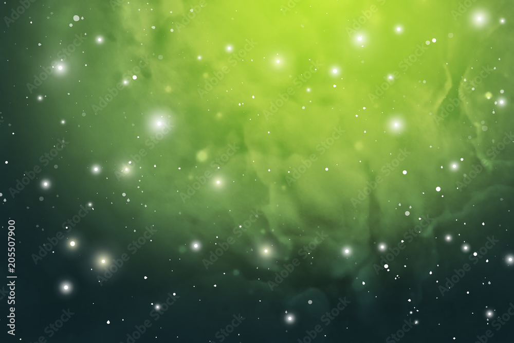 Obraz premium Astrology Mystic Outer Space Background. Vector Digital Illustration of Universe.