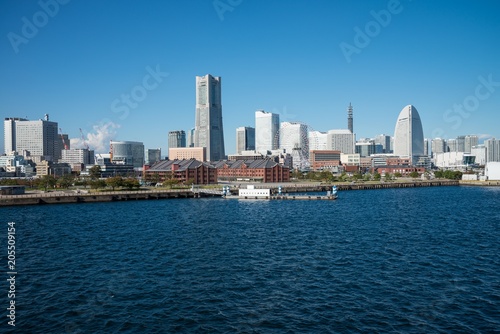 Seaside cityscape Yokohama Japan © pla2na