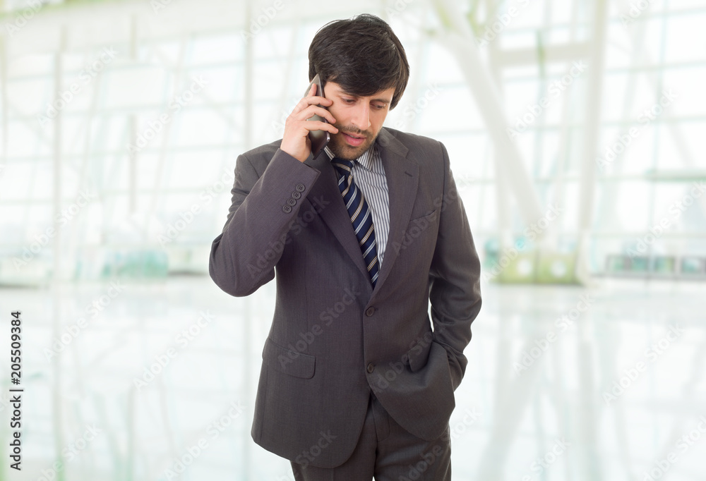 on the phone on the phone