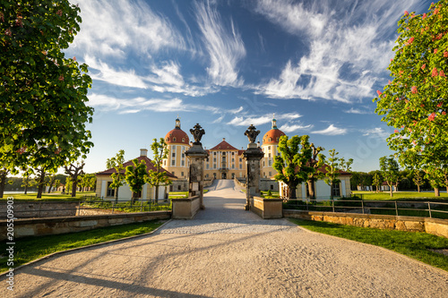 Schloss Moritzburg am Abend