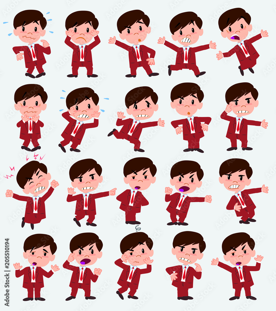 Cartoon character boy in a swimsuit. Set with different postures, attitudes and poses, always in negative attitude, doing different activities in vector vector illustrations. Cartoon character boy in a swimsuit. Set with different postures, attitudes and poses, always in negative attitude, doing different activities in vector vector illustrations.