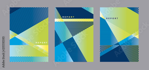 Concept modern blue and gre...