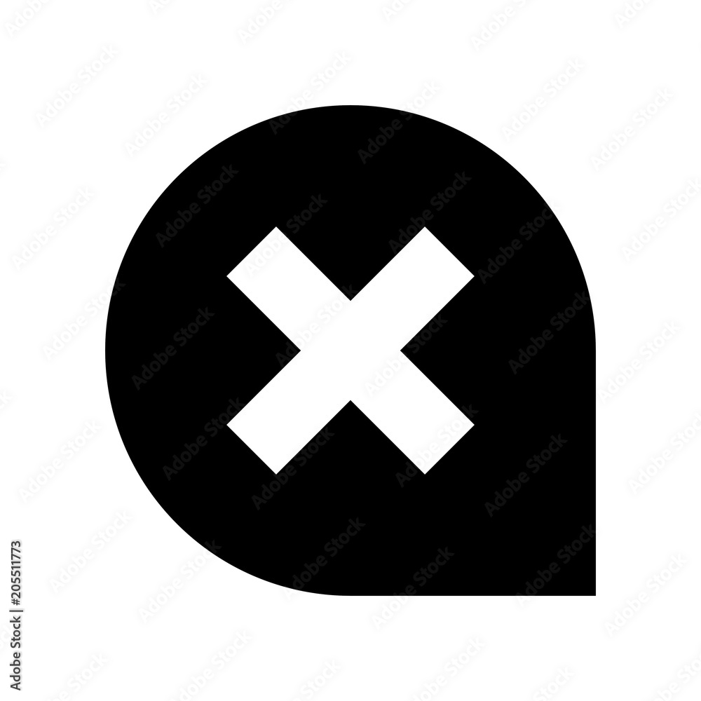 Obraz premium remove speech bubble