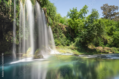 famous waterfall of the antalya area  the waterfall