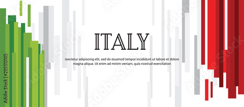 abstract Italian flag. abstract banner. Second of June, celebration of Italian Republic Holiday.