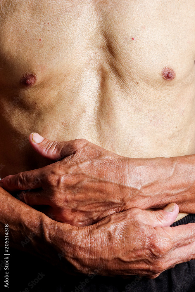 Fototapeta premium An image of a middle age man front side