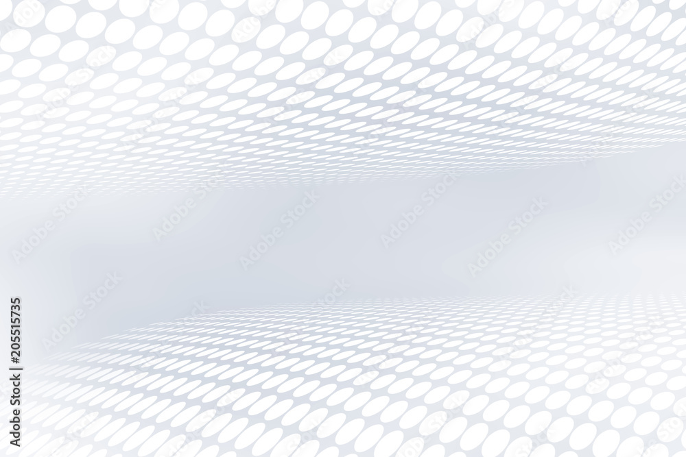 White and gray halftone, perspective and horizontal background. Dots abstract concept White and gray halftone, perspective and horizontal background. Dots abstract concept
