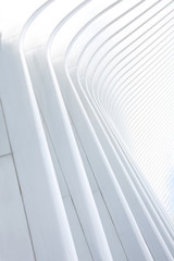Urban Geometry, Modern architecture. Abstract architectural design. Industrial design. Modern building.