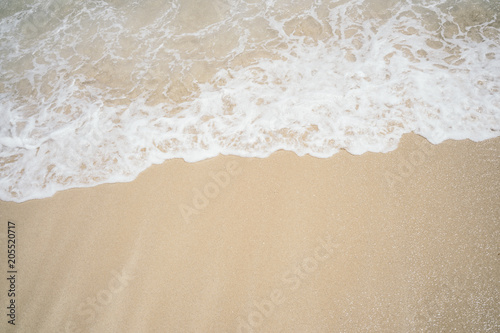 Waves to beat on a white sand beach