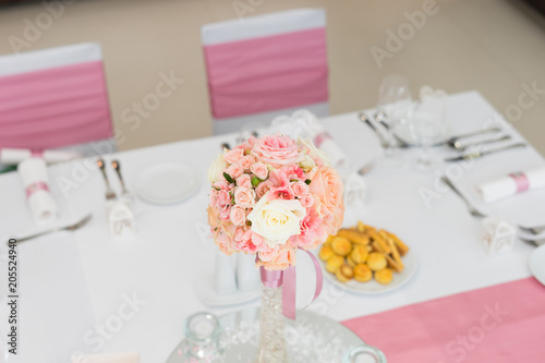 wedding table settings with decoration © ctvvelve