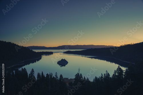 Sunrise at Emerald Bay and Fannette Island