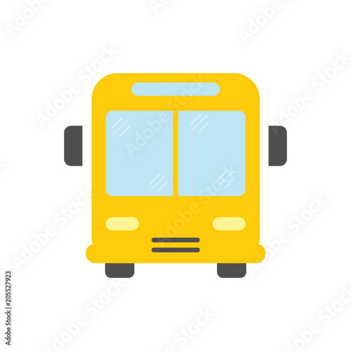 vector Bus illustration - shuttle Bus symbol, travel icon