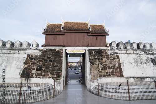 THAILAND ISAN KHORAT CITY WALL CHUMPHON GATE photo