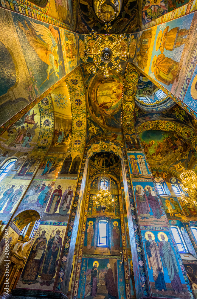 art in Church of the Savior on Spilled Blood