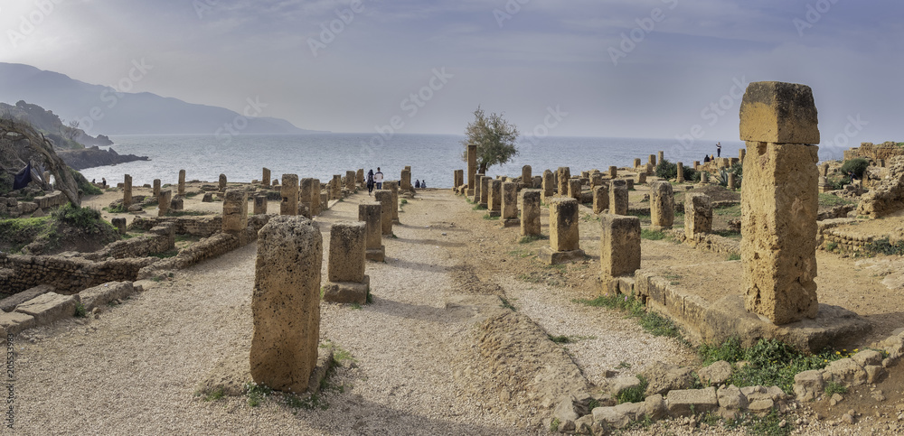 Roman ruins in Tipasa (Tipaza), Algeria