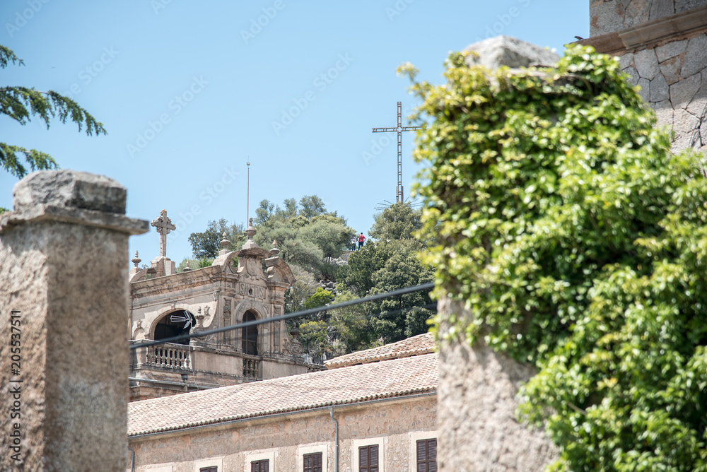 Fototapeta premium Am Kloster LLUC, Mallorca