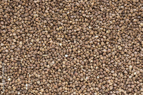Buckwheat groats as background