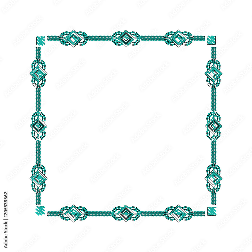 square victorian frame isolated icon vector illustration design square victorian frame isolated icon vector illustration design