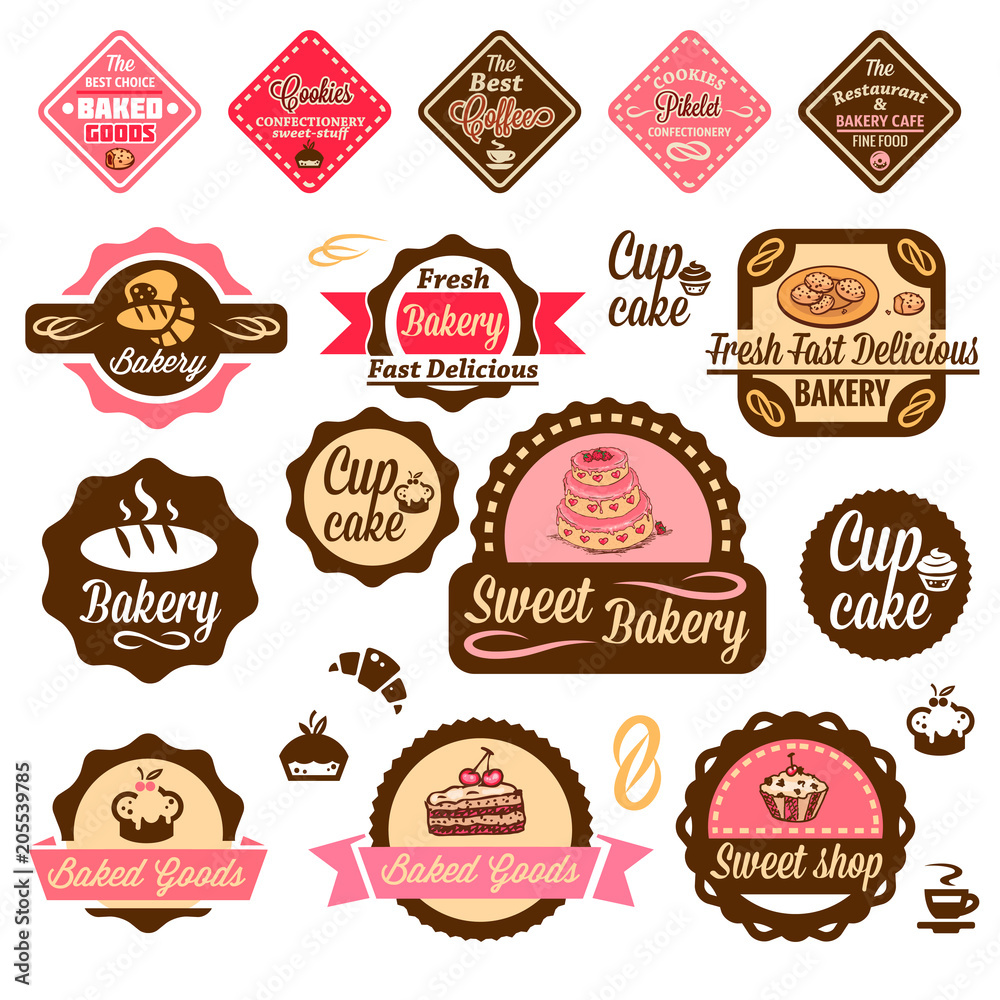 baked goods design elements 1