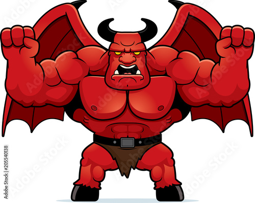 Cartoon Demon Angry