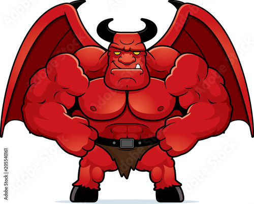 Cartoon Demon Confident