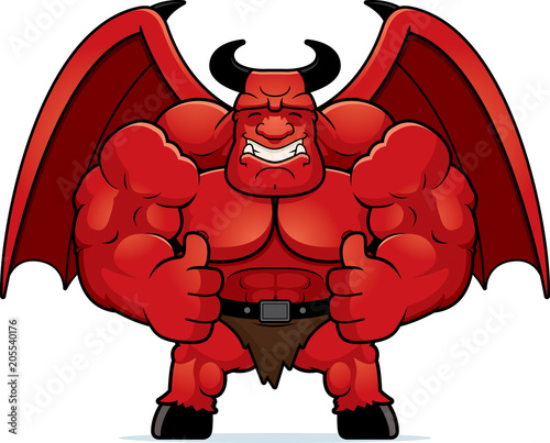 Cartoon Demon Thumbs Up