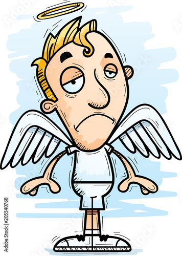 Sad Cartoon Angel