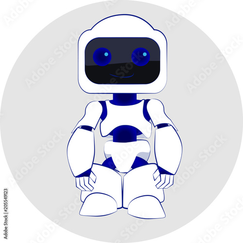 Vector illustration of robot.