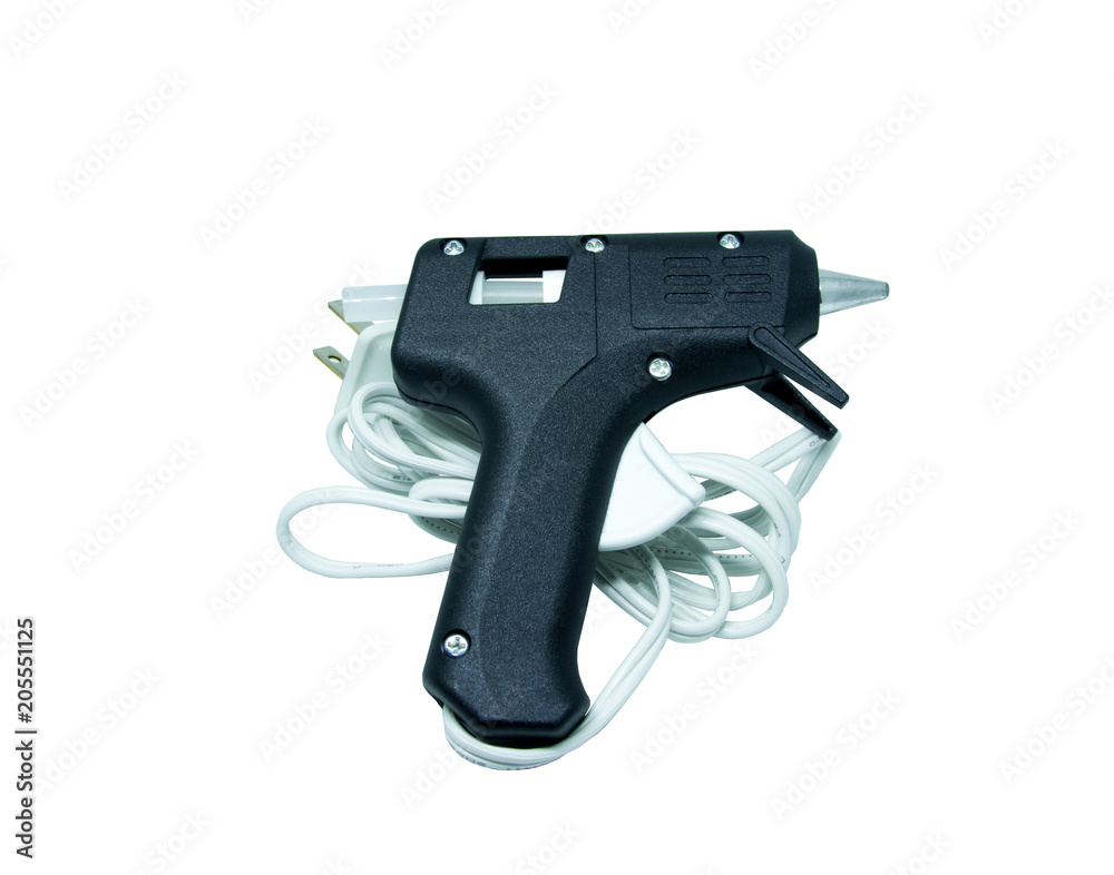 Hot Glue gun on isolated white background. Hot Glue gun on isolated white background.