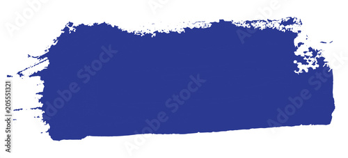 Grunge texture. Bllue brush on white. Vector template. Urban Background. Dust Overlay Distress Grain. Hand drawn illustration. Abstract shape for your design or scrapbook.