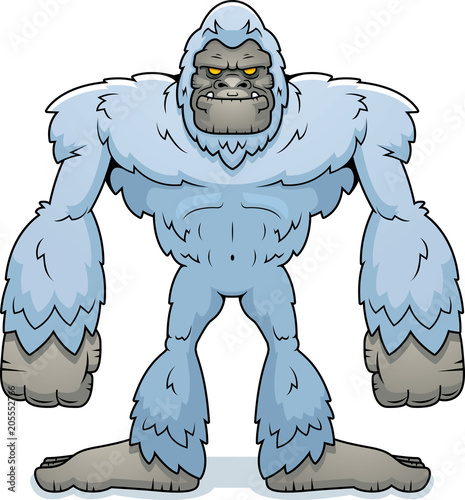 Cartoon Yeti Standing