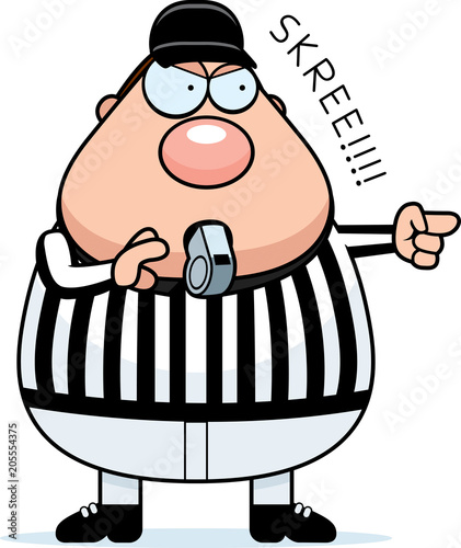 Cartoon Referee Whistle