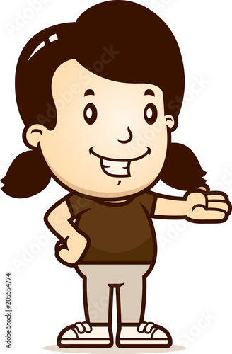 Cartoon Girl Presentation