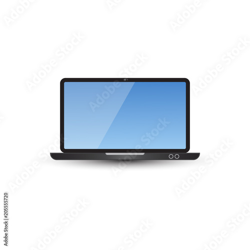 Device mockup graphic template vector