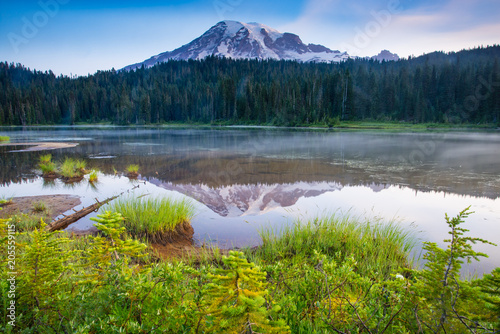Mount Rainier Lake Reflection