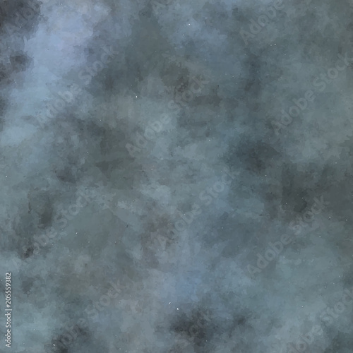 Watercolor Gray and light blue texture  background.Marble Texture. Vector Illustration