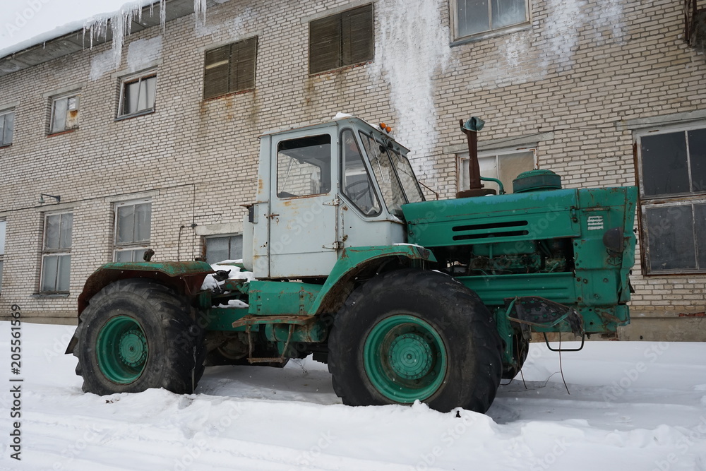 old tractor