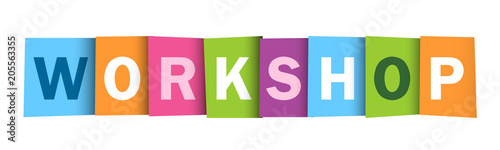WORKSHOP Vector Letters Icon