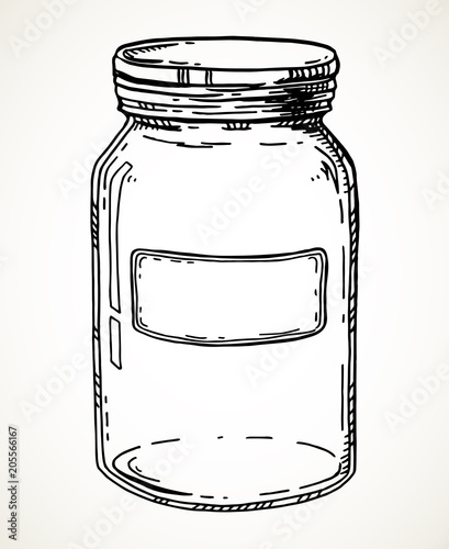 Photo Hand drawn jar