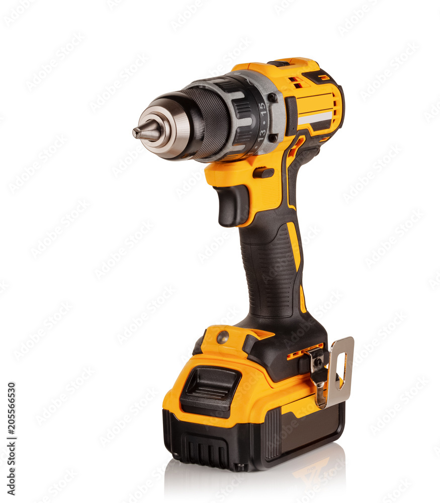 modern cordless drill, screwdriver