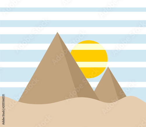 Egypt symbol illustration