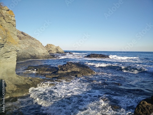 Rocky sea shore