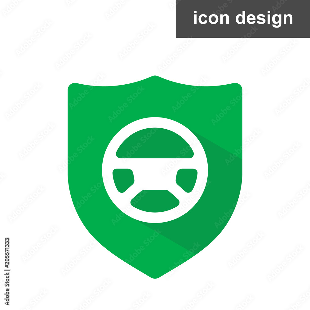 Safe driving icon