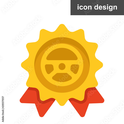 Best driver medal icon