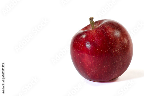 A red apple on a white background © Jason