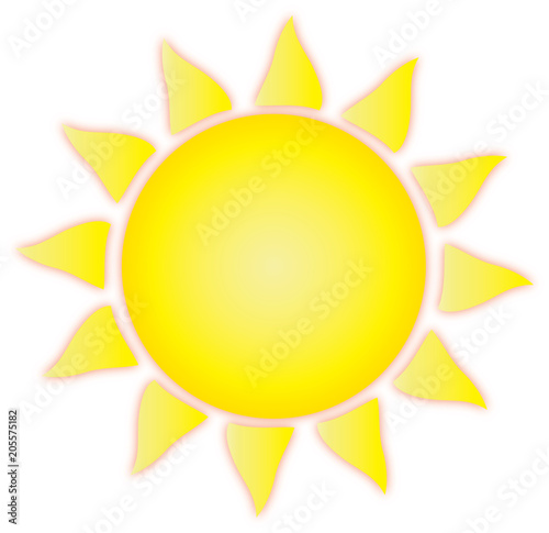 sun shining bright