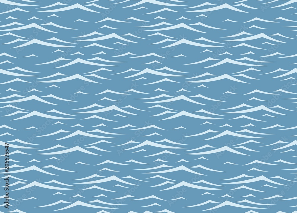 Fototapeta premium Seamless background with sea.