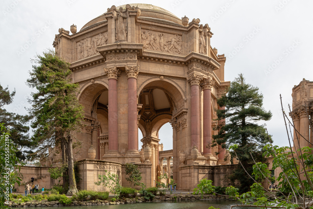 San Francisco Palace of Fine Arts on a Spring Day San Francisco Palace of Fine Arts on a Spring Day
