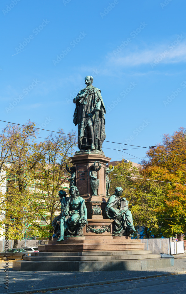 Maxmonument (1875), statue of Maximillian II, Munich, Germany