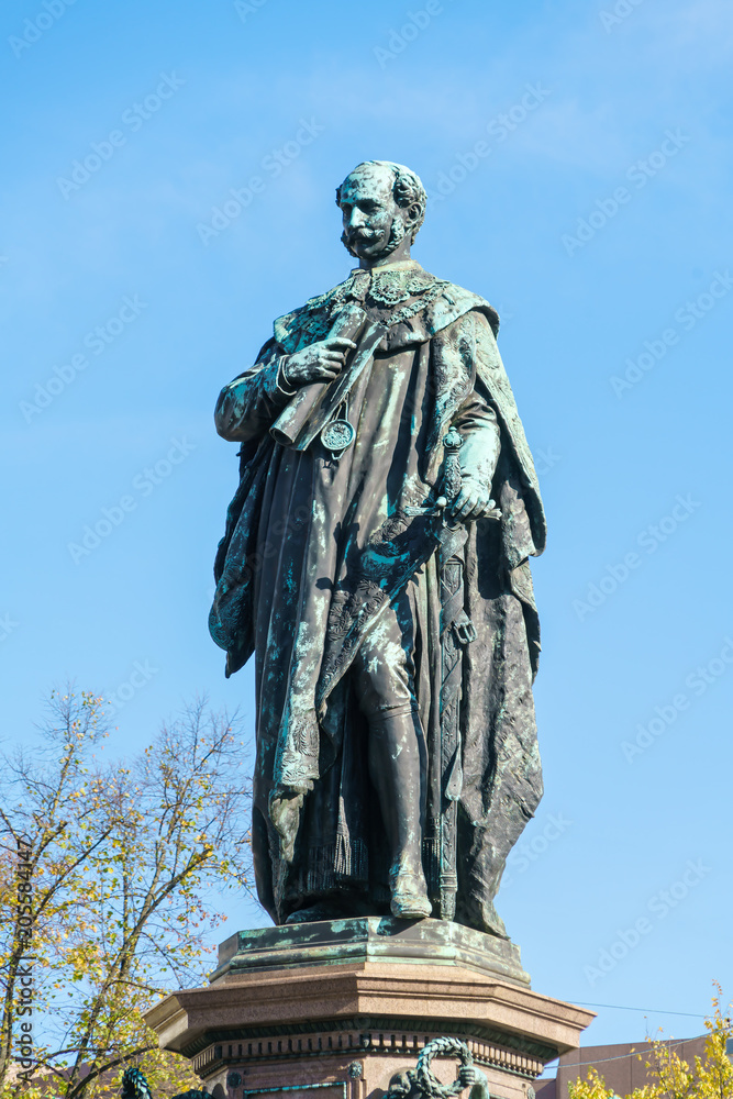 Maxmonument (1875), statue of Maximillian II, Munich, Germany
